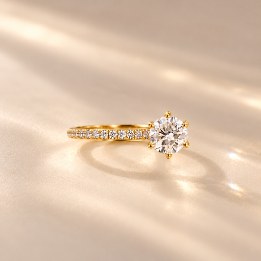 オーダー受注　 Lab grown Diamond サイドring 　0.3ct